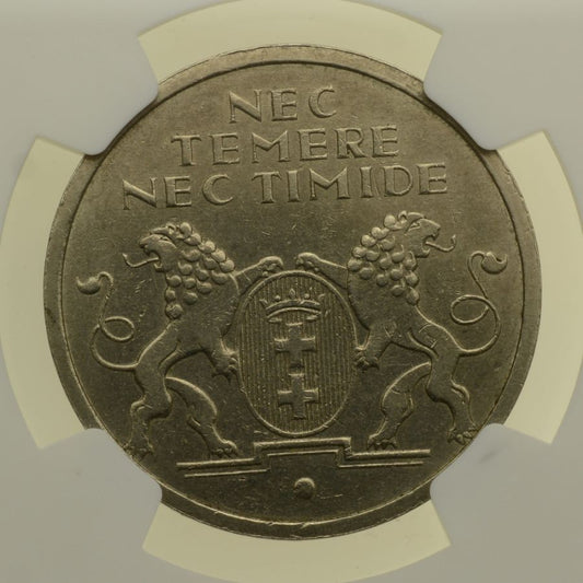 WMG - 5 Guldenów 1935 r. - Koga - Grading NGC MS62